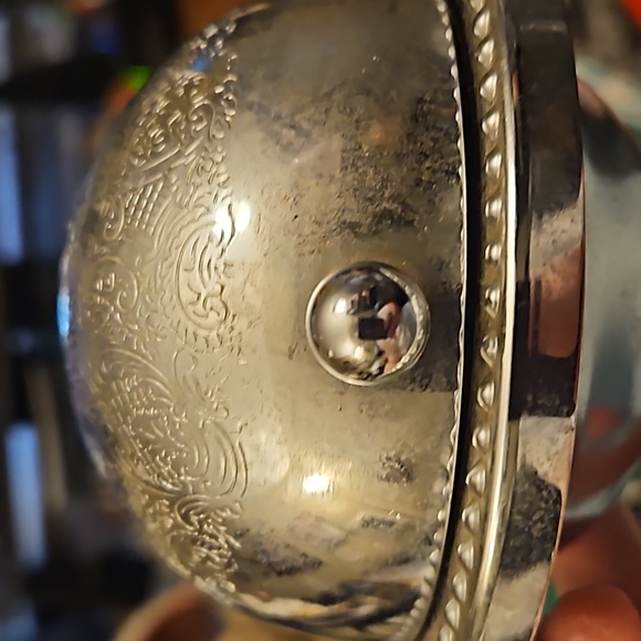 Vintage silver plated art deco dish - Picture 2 of 8